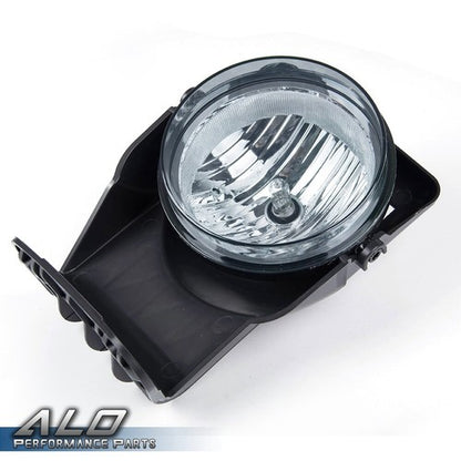 Solid Spare Bumper Fog Lights Left+Right Fit For 2003-2006 GMC Sierra 1500 2500 3500 Pickup