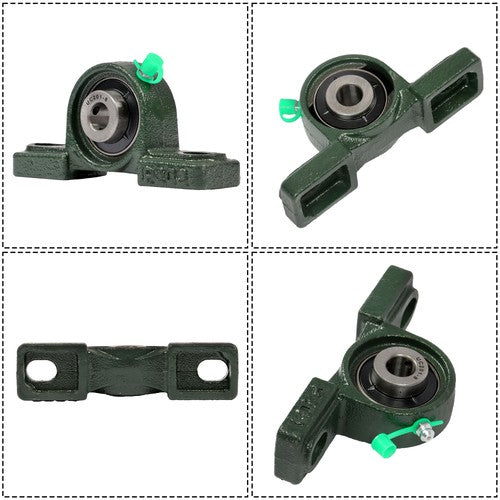 Solid Spare 6PCS UCP201-8 Pillow Block Bearing 1/2" Bore 2-Bolt Self-Aligning Solid Base