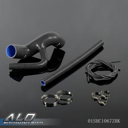 Solid Spare Fit For Audi S3 / TT Seat Leon VAG Dump VLV Silicone Intake Hose Kit Black