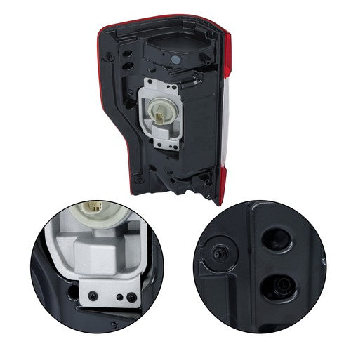 Solid Spare LED w/ Blind Spot Right Side Tail Light For Ford F250 F350 Super Duty 2017-2019