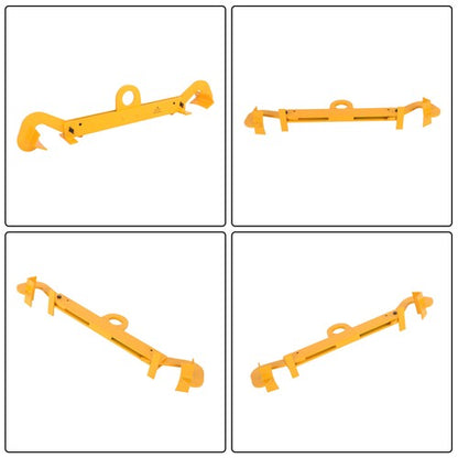 Solid Spare 15.7-22.4" Vertical Drum Clamp Lifter for 55 Gallon Steel& Plastic Drums 1100LBS