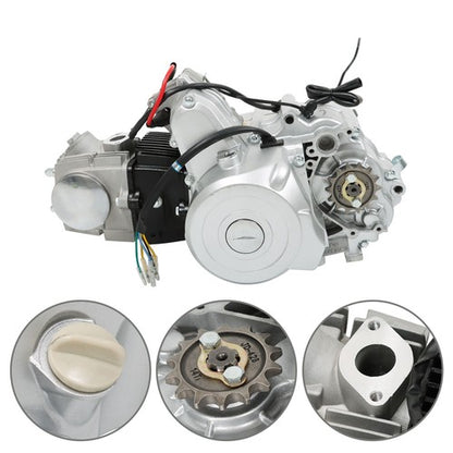 Solid Spare 110cc 4 Stroke Electric Start Auto Transmission Engine Motor For ATV GO Kart New