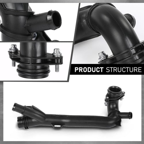 Solid Spare Thermostat Coolant Pipe Fit For Mercedes M264 Engine CLS C257 2642008600