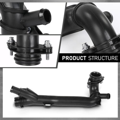 Solid Spare Thermostat Coolant Pipe Fit For Mercedes M264 Engine CLS C257 2642008600