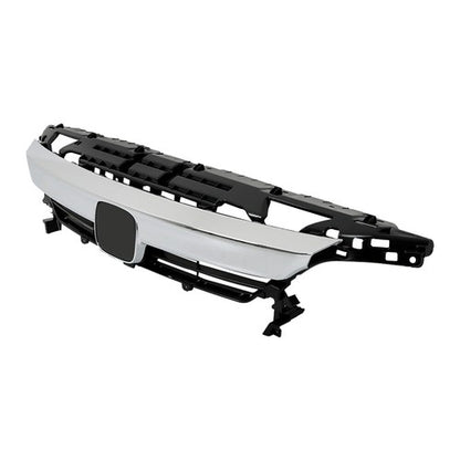 Solid Spare Factory Style Front Bumper Upper Grille Grill Plastic For Honda Accord 2021-2023
