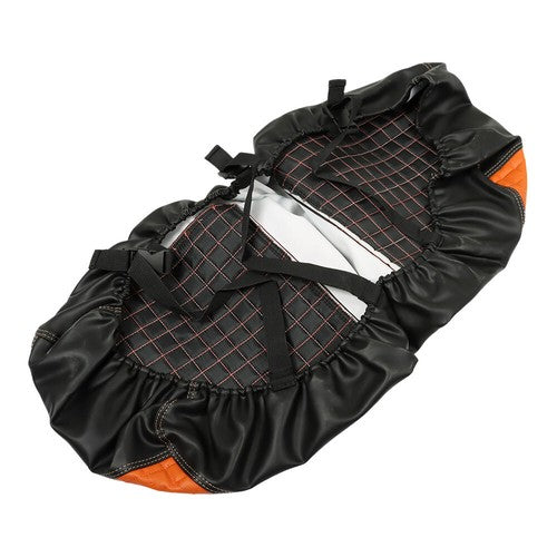 Solid Spare For EZGO Freedom TXT Orange Front And Rear Seat Covers Golf Cart 2014-Up