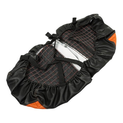 Solid Spare For EZGO Freedom TXT Orange Front And Rear Seat Covers Golf Cart 2014-Up