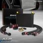 Solid Spare 30 Row AN10 Universal Aluminum Engine Oil Cooler + Filter Relocation Kit