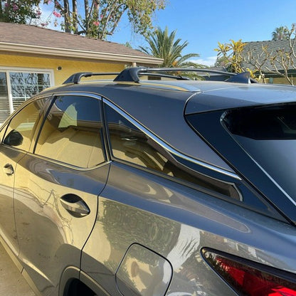 Solid Spare For Lexus LX570 2008-2021 2016 Luggage Carrier Cargo Top Roof Rack Cross Bar