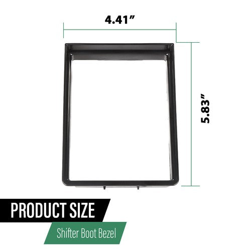 Solid Spare Shifter Boot Bezel Manual Fit For 84-94 Jeep Cherokees 97-04 Wrangler 53000056