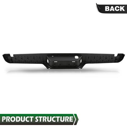 Solid Spare Rear Bumper Step Pad w/ Tow & Park Aid Sensor Holes Fit For 2015-2020 Ford F-150