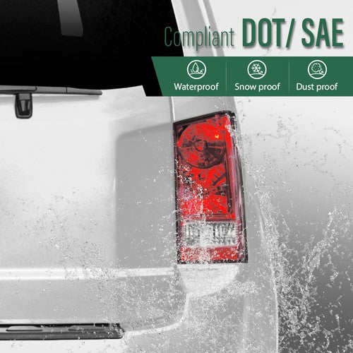 Solid Spare Fit For 2009-2015 Honda Pilot Tail Light Brake Lamp Assembly w/o Bulb Right Side
