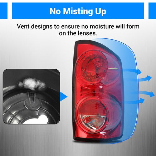 Solid Spare Tail Light For 2007-2008 Dodge Ram 1500 & 2007-2009 Ram 2500/3500 Passenger Side