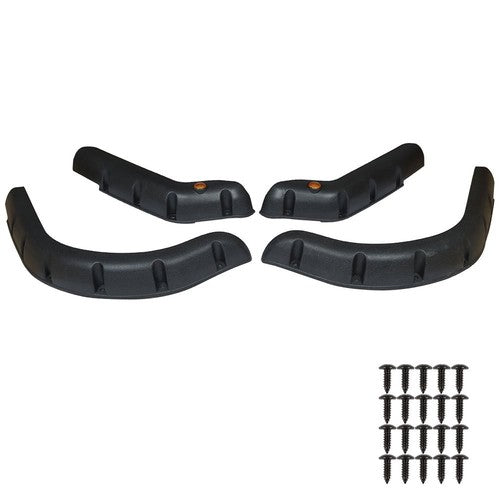 Solid Spare New Golf Cart Standard Fender Flares Front and Rear For EZGO TXT Model 4pcs