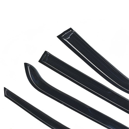 Solid Spare For Ford Explorer 2011-2019 Window Shade Visor Guards Sun Rain Shade Smoke Black