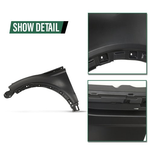 Solid Spare Fit For 2012-2018 Land Rover Evoque Front Left Fender Panel LR027590 LR066935