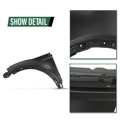 Solid Spare Fit For 2012-2018 Land Rover Evoque Front Left Fender Panel LR027590 LR066935