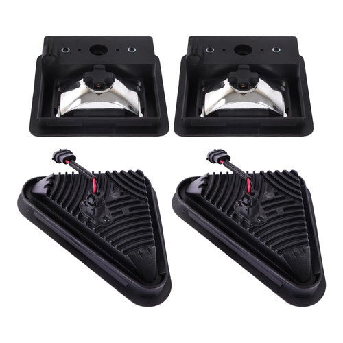 Solid Spare Front LED & Standard Rear Light Kit For Bobcat S150 S175 S250 S300 Compatible
