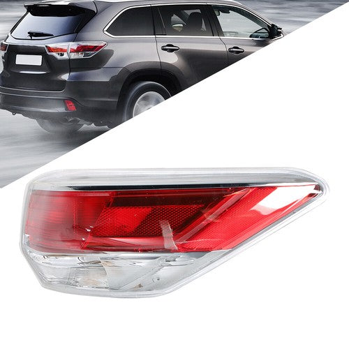 Solid Spare For 2014-2016 Toyota Highlander Outer Tail Light Lamp Assembly Passenger RH Side