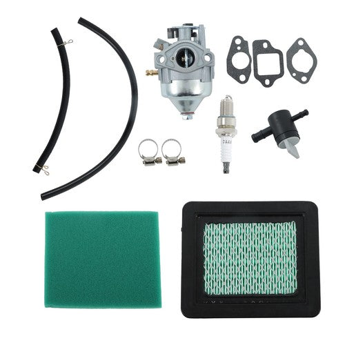 Solid Spare 16100-Z9L-811 Carburetor W/ Air Filter & Gaskets Kit For Honda GCV170LA HRN216
