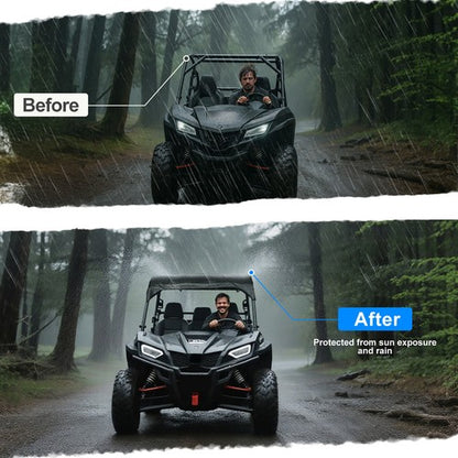 Solid Spare Soft Roof Top w/ Window For 2020-2022 2023 CF-Moto ZForce 950 HO SPORT/EX UTV