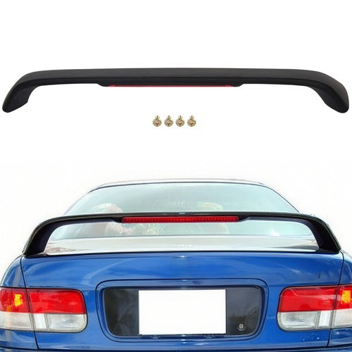 Solid Spare Rear Trunk Spoiler Wing W/LED Brake Light For 96-10 Honda Civic 2Dr