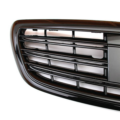 Grille For Mercedes Benz W222 S450 S500 S550 S550 S63 AMG 2014-2020 W/ ACC Black