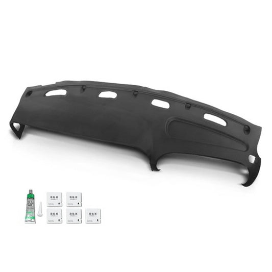 Solid Spare TPE Dash Cover Fit For 98-02 Dodge Ram 1500 2500 3500 Dashboard Overlay Black