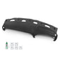Solid Spare TPE Dash Cover Fit For 98-02 Dodge Ram 1500 2500 3500 Dashboard Overlay Black