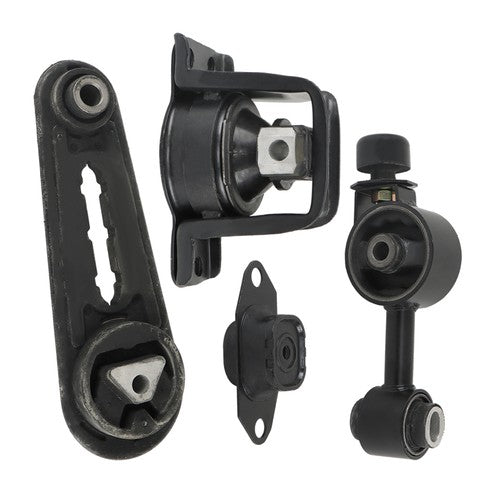 Solid Spare For 2007-2018 Tiida 1.8L l4 New 4× Engine Motor & Trans Mounts Set
