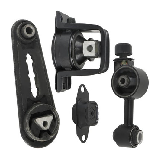 Solid Spare For 2007-2018 Tiida 1.8L l4 New 4× Engine Motor & Trans Mounts Set