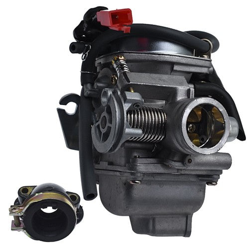 Solid Spare Go Kart Carburetor & Intake Manifold Boot For Yerf Dog Spiderbox GX150 GY6 150cc