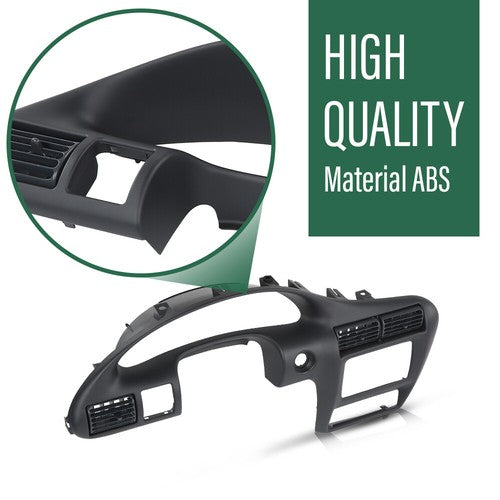 Solid Spare Fits Chevy Cavalier 00-05 Dash Panel Dashboard Cover Speedometer Bezel Trim Gray