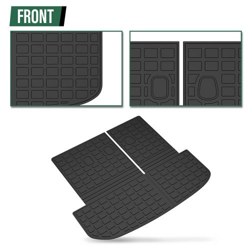 Solid Spare Fit For 2020-2025 Hyundai Palisade All Weather TPE Rear Cargo Liner Trunk Mat