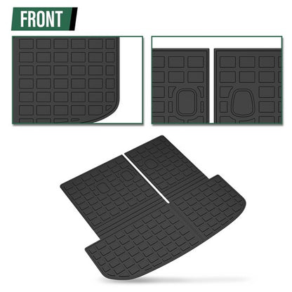 Solid Spare Fit For 2020-2025 Hyundai Palisade All Weather TPE Rear Cargo Liner Trunk Mat