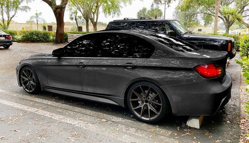 Solid Spare For 12-18 F80 M3 STYLE SIDE SKIRTS ROCKER PANEL FOR BMW F30 F31 3 SERIES SEDAN