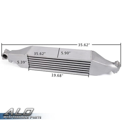 Solid Spare FIT FOR 16-17 HONDA CIVIC 1.5L TURBO BOLT-ON FRONT MOUNT INTERCOOLER FMIC