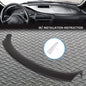 Solid Spare For 1995-2005 Chevy Cavalier Dash Dashboard Cap Cover Overlay Black Molded