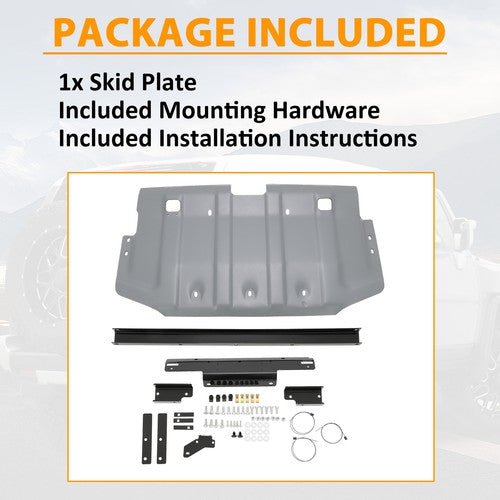 Solid Spare Rear Engine Skid Plate Aluminum Powder Coated For Toyota Fj Cruiser 2007-2013