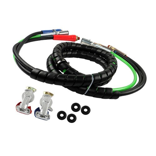 Solid Spare Wrap Set Air Line Hose Assemblies 12Ft 3-in-1 For Semi/Truck/Tractor/Trailer