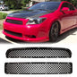 Front Upper & Lower Hood Grille Black 2pcs For 2005-2010 Scion TC 53101-21110