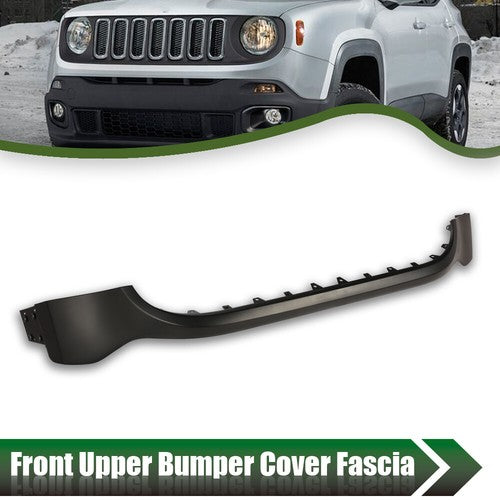 Solid Spare Fit For 2015-2018 Jeep Renegade Bumper Cover Front Upper CH1014122 5UX70TZZAA