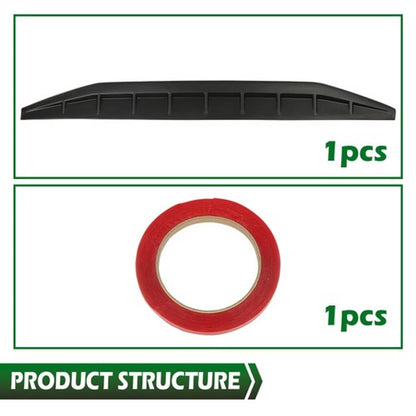 Solid Spare New Fit For Ford F-150 F150 2015-2020 Black ABS Rear Tailgate Top Wing Spoiler