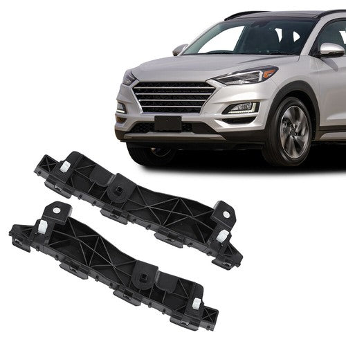 Solid Spare Fit For 2010-2015 Hyundai Tucson Front Bumper Bracket Driver & Passenger Pair