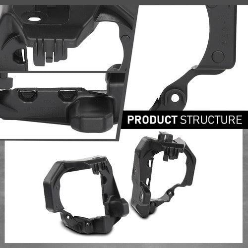 Solid Spare Front Bumper Fog Light Brackets Fit For 2014-2017 Lexus CT200h Left+Right Side