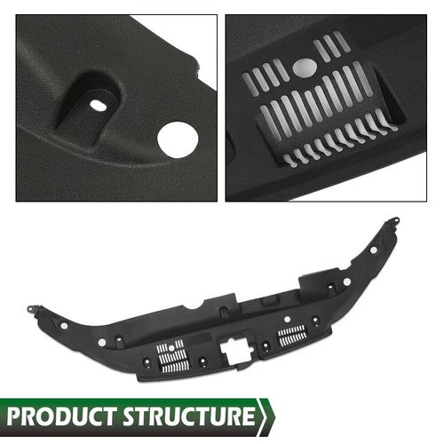 Solid Spare Radiator Support Cover Fit For 2014-2018 Toyota Highlander 2015 2016 2017