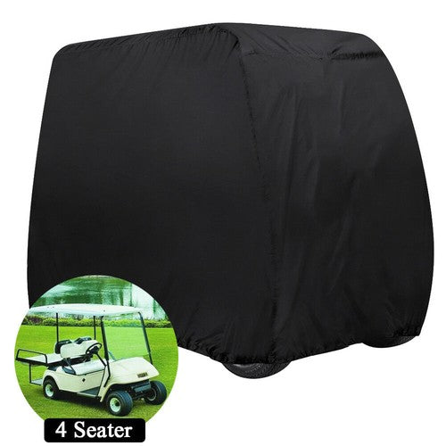 Solid Spare Waterproof Golf Cart Storage Cover 4 Passenger For EZGO Club Car YAMAHA