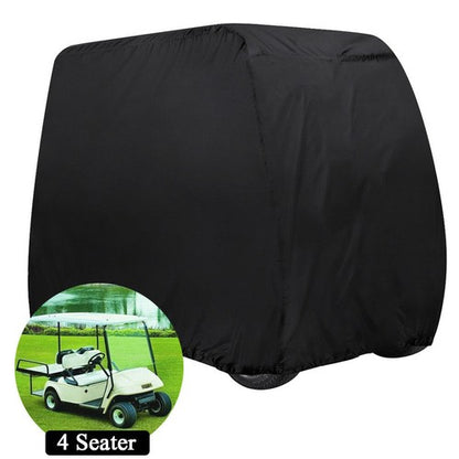 Solid Spare Waterproof Golf Cart Storage Cover 4 Passenger For EZGO Club Car YAMAHA
