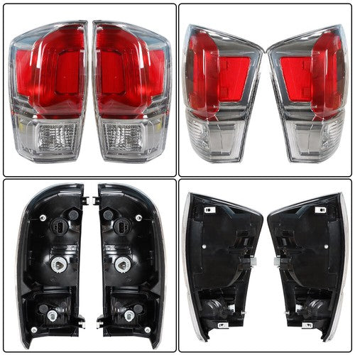 Solid Spare For Toyota Tacoma 2016-2020 Tail Lights Stop Brake Light Left & Right Side Pair