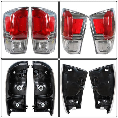 Solid Spare For Toyota Tacoma 2016-2020 Tail Lights Stop Brake Light Left & Right Side Pair